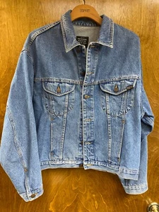 WOMEN "United Colors of Benetton" denim blue jean jacket. Size 48 US 16 - Picture 1 of 2