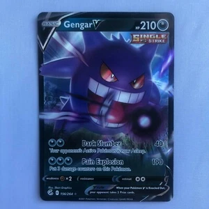 Pokemon Karte Fusion Strike Gengar V 156/264 Ultra Rare NM - Bild 1 von 2