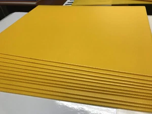 200 Blankoschilder 24" x 18" x4 mm gelb Wellplastik, Konvolut 200 Stück - Bild 1 von 1
