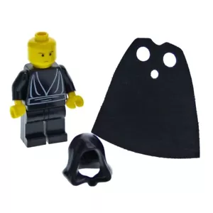 1X Lego Minifigure Star Wars Luke Skywalker Black Hooded Cape 3341 SW0044 - Picture 1 of 1