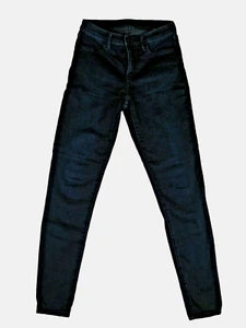 Banana Republic Jeans Womens Size 27 L Blue High Rise Legging Dark Wash Denim - Picture 1 of 7