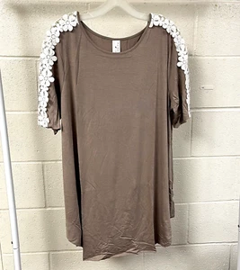 Top da donna 42Pops taglia 1x marrone chiaro pizzo - Foto 1 di 4