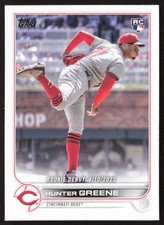 2022 Topps Update Hunter Greene US267 Rookie Debut | Cincinnati Reds