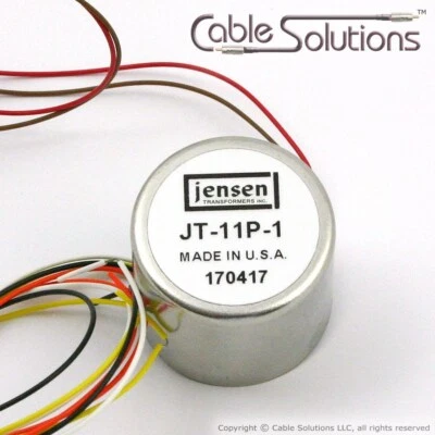 Line Input Transformer-1:1 High-Impedance Balanced, Jensen Transformers JT-11P-1