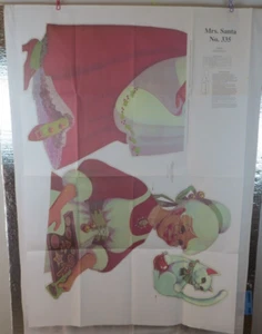U-Bild Christmas Mrs. Santa Clause No. 335 Pattern UNCUT U-Build vtg - Picture 1 of 9
