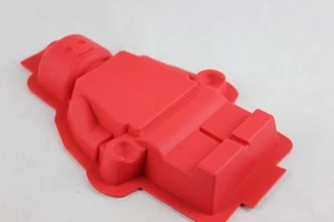 Robot de silicona hombre molde figura robot grande pastel lata chocolate niños artesanías - Imagen 1 de 7
