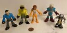 Lot Of 5 Maginext Action Figures -Cheetah Girl, Mr. Freeze, Spaceman, Etc