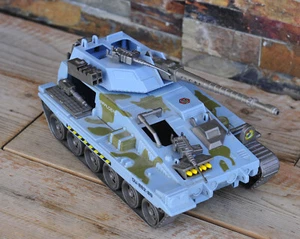 Vintage 1986 Lanard Militär Panzerfahrzeug Plünderer GI Joe blau tarnfarben - Bild 1 von 11