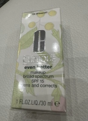 Clinique Even Better Makeup Evens And Corrects ~ CN29 BISQUE ~ 1oz/30ml ~ Sealed - Image 1 of 4