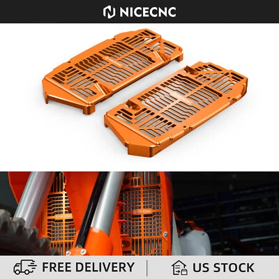 NICECNC Radiator Guards For KTM 125-450 XC/SX/XCF/SXF 2023-2025 EXC 2024-2025 - Image 1 of 4