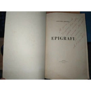 EPIGRAFI. In terra di Taranto e Brindisi. Alessandro Criscuolo, 1929 con DEDICA - Bild 1 von 10