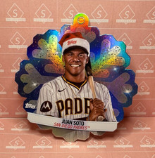 2023 Topps Holiday Ornament Card Juan Soto San Diego Padres