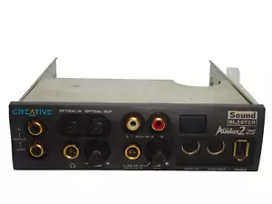 CREATIVE SB0250 SOUNDBLASTER AUDIGY 2 ZS 5,25 ZOLL FRONT PANEL #GK11050 - Bild 1 von 2