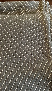 KING 108X96 INCHES CATALINA CHARCOAL COVERLET 100% COTTON ANNE SELKE - Picture 1 of 11
