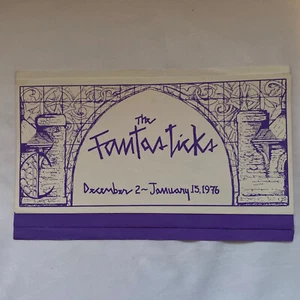 The Fantasticks Das Kirchentheater 2. Dezember - 15. Januar 1976 Programmbroschüre - Bild 1 von 4