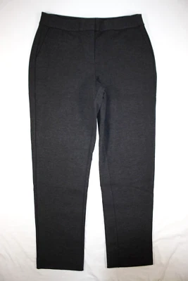 New Orvis Pants Women's 14 Ponte Knit Trouser Chino Straight Leg Stretch Gray - Image 1 of 4