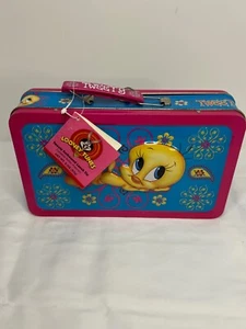 Collectible Looney Tunes Tweety Bird Metal Tin Lunch Box - Picture 1 of 5