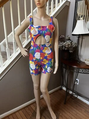 WEWOREWHAT Body Floral Mameluco Informal Talla M Foto 1 de 4