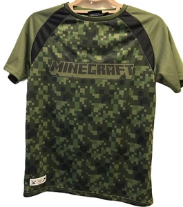 Boy's MINECRAFT Short Sleeve Tee Green 12-13 YRS - Picture 1 of 5