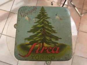 Old Box Tin Gems By Pine Sirca Torino Old Tin Box - Picture 1 of 10