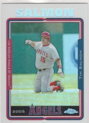 2005 Topps Chrome Refractors #457 Tim Salmon 051-E - Image 1 of 2