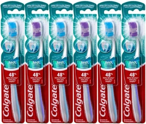 6-Pack Sensitive Toothbrush, Compact Head, Extra Soft Bristles for Enamel Health - Picture 1 of 12