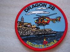 COLLECTION SECURITE CIVILE HELICOPTERE DRAGON 2B CORSE SCRATCH AU DOS NEUF 90MM