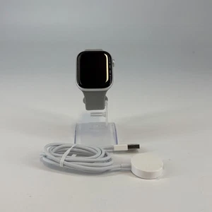 Apple Watch (Series 10) 42mm Silver Aluminum (LTE) w/ Gray Sport - Excellent - Picture 1 of 5
