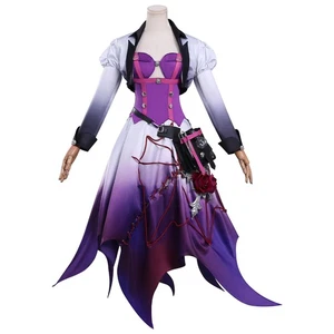 Identity V Emily Dyer Ropa Vestido Falda Chal Cintura Bolso Traje Juegos con disfraces Abrigo - Imagen 1 de 25