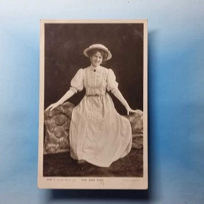 Edwardian Actress Postcard 1911 Real Photo Zena Dare Foulsham & Banfield - Image 1 of 2
