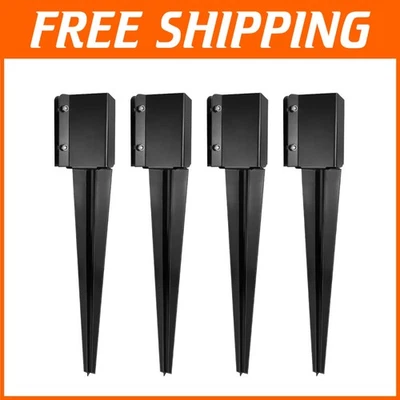 Durable 24" Fence Post Anchor Ground Spike - Rust-Resistant - Image 1 of 4