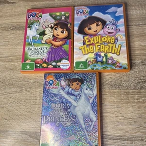 Dora the Explorer DVD Bundle x 3 Kids Animated TV Series GUC - Picture 1 of 15