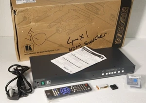 Kramer VS-41H Professional 1080p 4-Way HDMI Switcher with RC-IR2 Remote Control - Picture 1 of 3