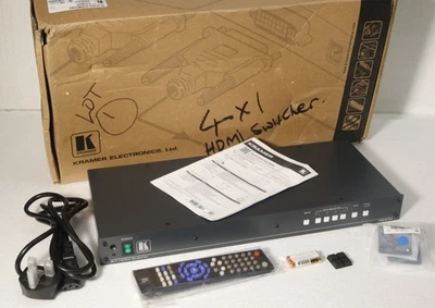 Kramer VS-41H Professional 1080p 4-Way HDMI Switcher with RC-IR2 Remote Control - Image 1 of 3