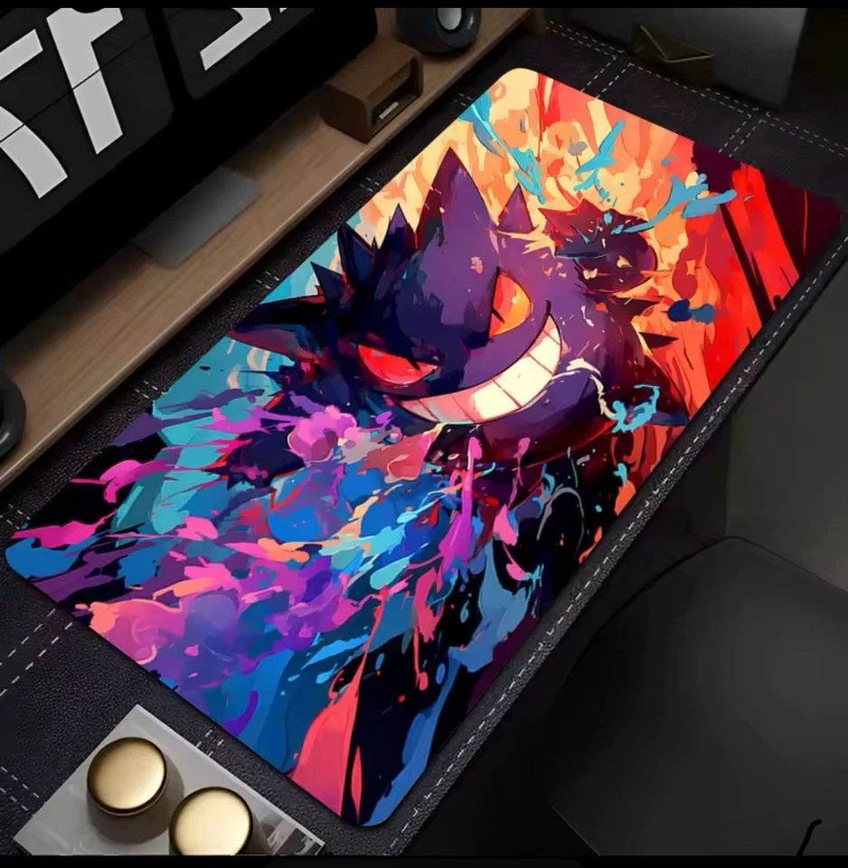 Alfombrilla de ratón grande para juegos P-Pokemon-Gengar Grande Foto 1 de 2