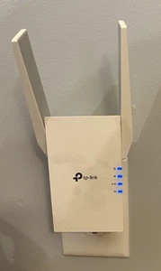 TP-Link Range Extender RE605X AX1800 Wi-Fi 6 Internet Booster White Tested - Afbeelding 1 van 5