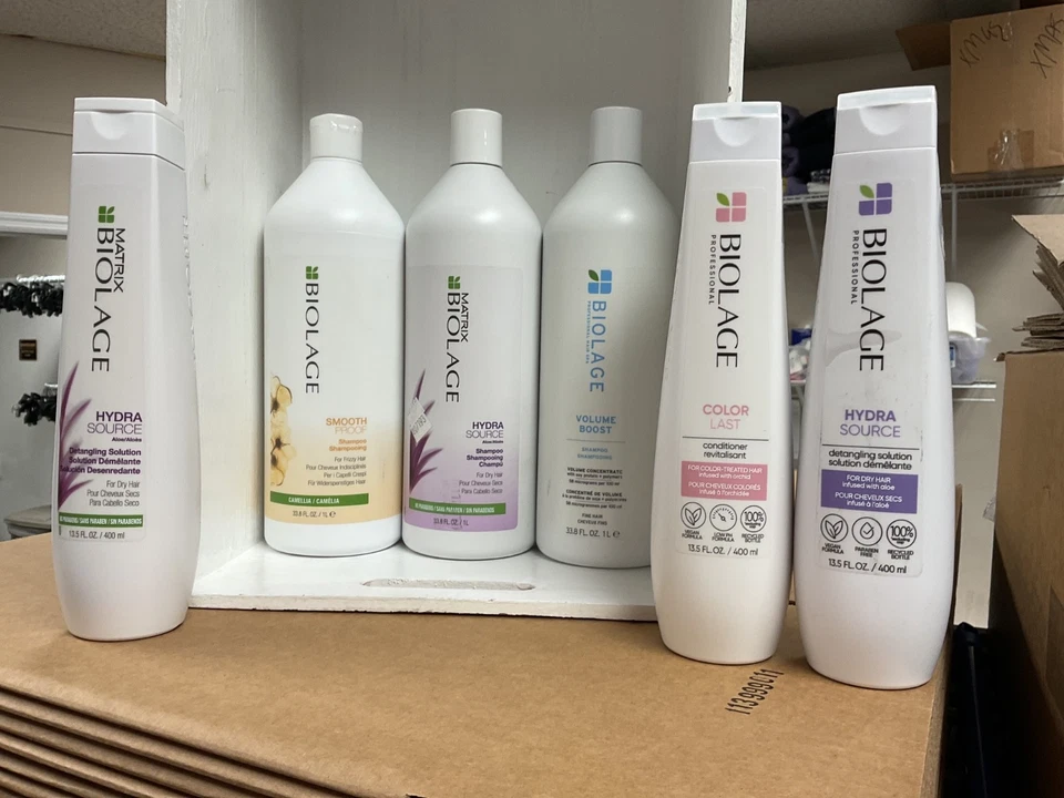 Bioloage Hydra Source Shampoo and conditioner lot of 6 - Image 1 of 1