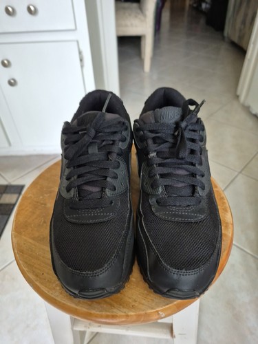 Nike Uomo Air Max 90 CN8490 003 Triple Black Running Uomo Taglia 7 5