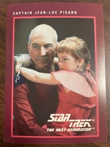 Captain Jean-Luc Picard - 1991 Impel Star Trek 25th Anniversary #124 Stewart - Picture 1 of 2