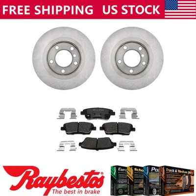 Kit de rotores de freno traseros + pastillas de cerámica y herrajes para Mini Cooper Countryman 2012 Foto 1 de 4