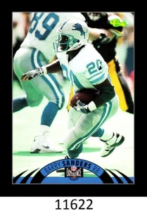 1-1996 CLASSIC NFL EXPERIENCE BASE BARRY SANDERS LIONS CARD#11 - Picture 1 of 1