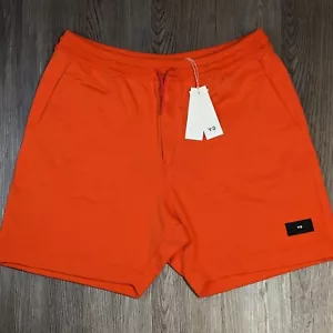 adidas Y-3 Bio Baumwolle French Frottee Shorts Herren 2XL orange Solarrot IB4794 - Bild 1 von 12