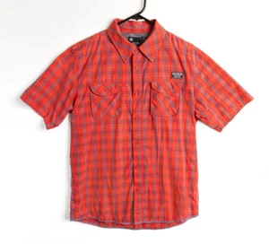 Vintage DC Short Sleeve Shirt, Button Up Red Men's Size Medium Y2K - Bild 1 von 5