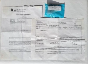 Israel Aircraft Westwind Pin EDI129838-2 with Form 8130 Certificate - Picture 1 of 1