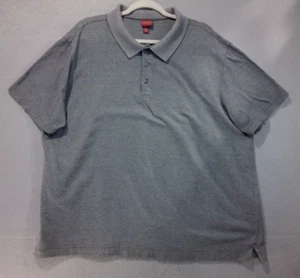 Merona Ultimate Polo Shirt Classic Fit Mens Pullover Gray Size XXL 100% Cotton - Picture 1 of 13