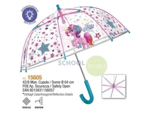 Ombrello Perletti Unicorno Trasparente con Stelle - Foto 1 di 5