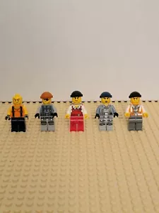Lego Minifigures Lot of Burglars, Prisoners, etc. Must Read DETAILS - Picture 1 of 12