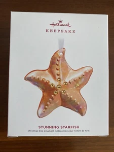 HALLMARK 2019 STUNNING STARFISH BEACH SEA ORNAMENT - Picture 1 of 1