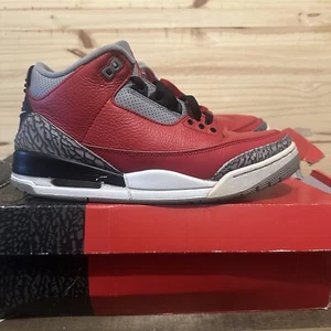 Air Jordan 3 Unite Fire Red Retro SE Size 9.5 Mens Sneakers 2020 CK5692-600 - Picture 1 of 9