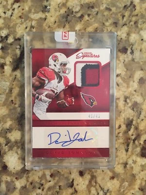 2016 Prime Signatures David Johnson Auto Prime Red 3 Color Patch Auto /49 Sealed - Image 1 of 2